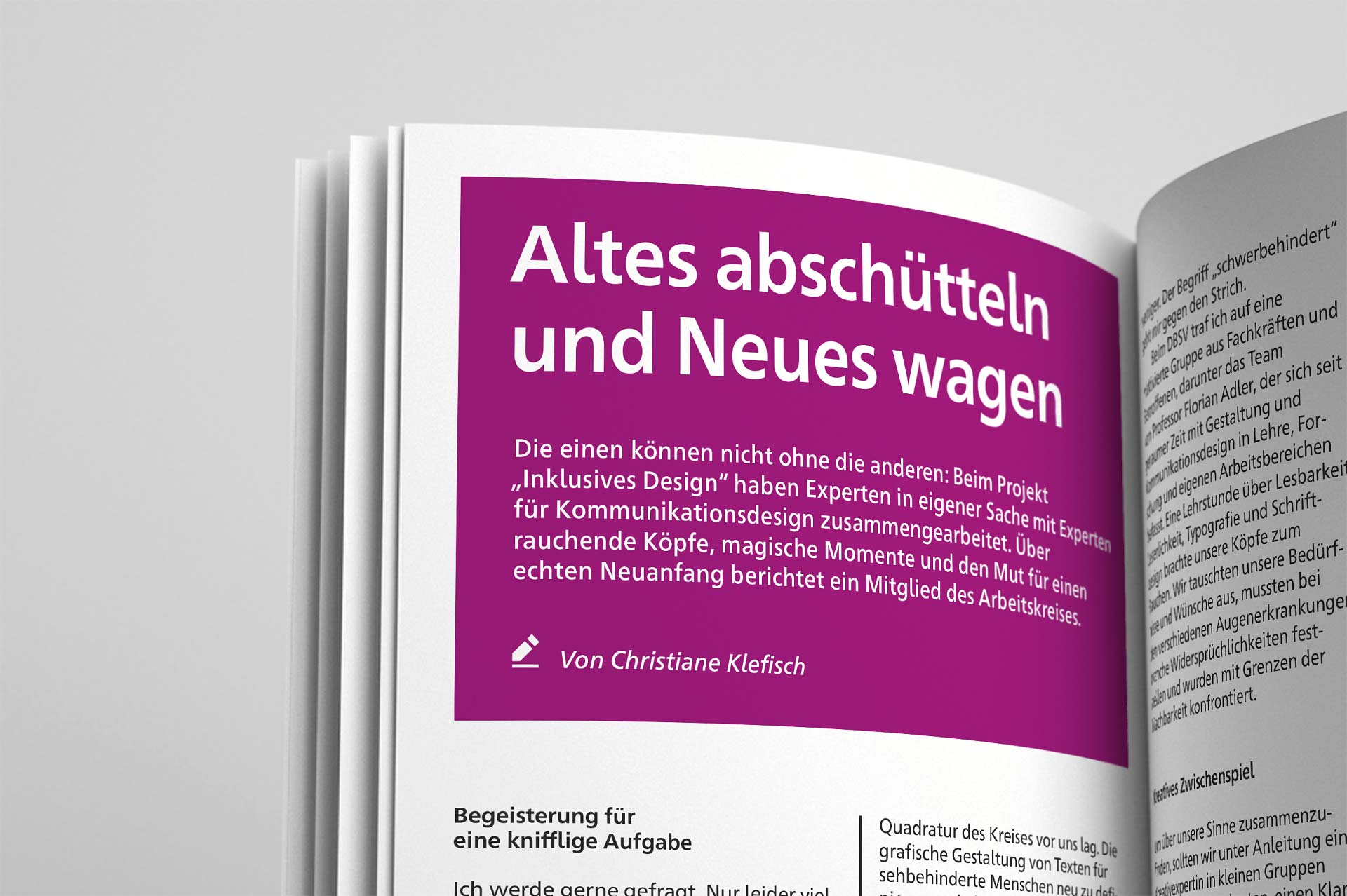 Sichtweisen - Magazin des Deutschen Blinden- und Sehbehindertenverbandes