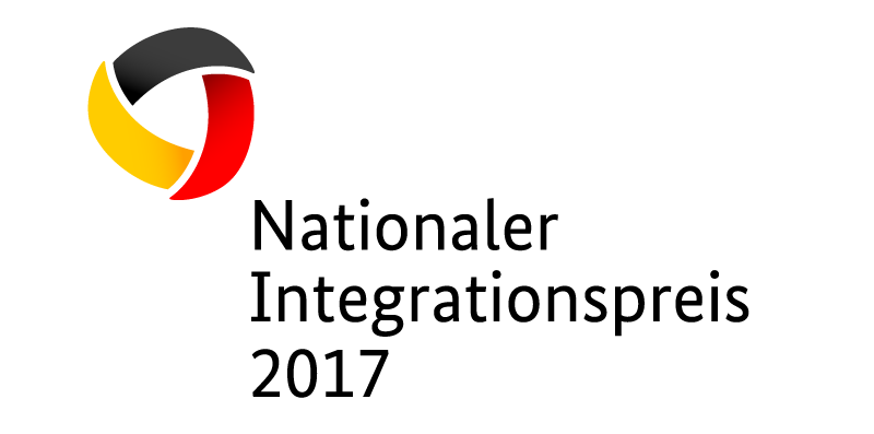 Kampagnenlogo der Bundesregierung: Nationaler Integrationspreis